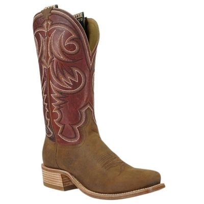 Hyer Men's Hays Cutter Toe Western Boot - Bay Apache/Rust
