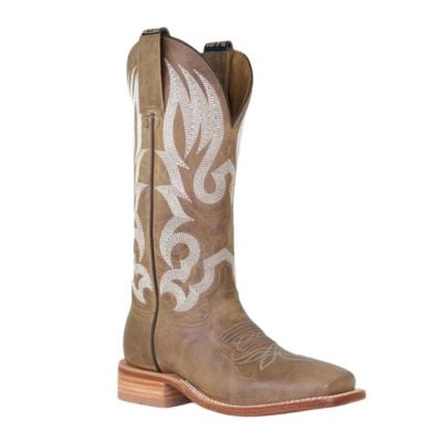 Hyer Women's Augusta Square Toe Boot - Tan