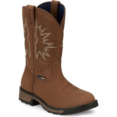 Tony Lama Men's Boom Soft Toe Waterproof Pull On Work Boot