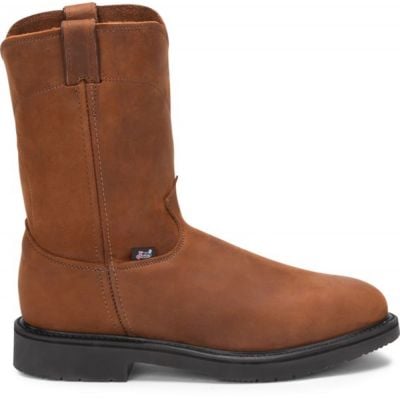 Justin Men's Conductor Steel Toe Pull On Work Boot