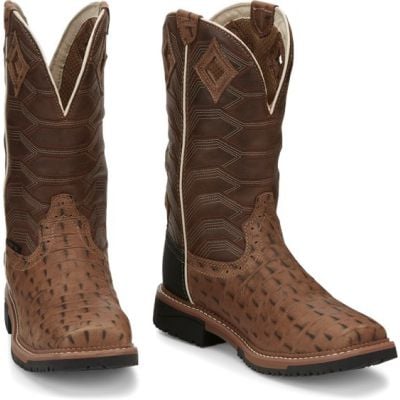 Justin Men's Derrickman Waterproof Composite Toe Work Boots