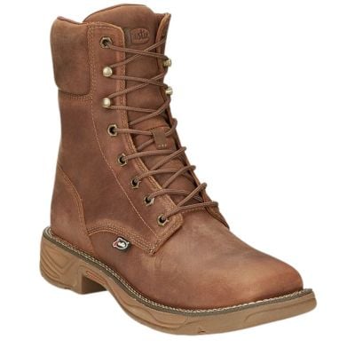Justin Men's Rush 8" Lace Up Work Boot
