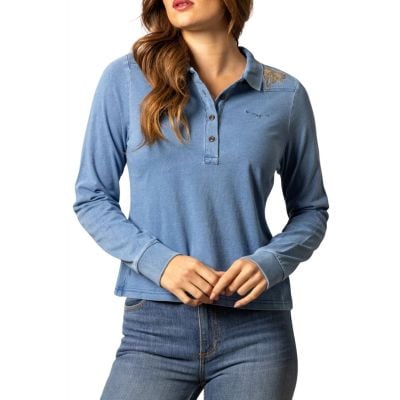 Kimes Ranch Womens Blue Shirt