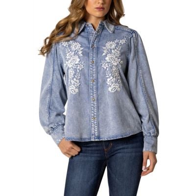 Kimes Ranch Womens Blue Shirt