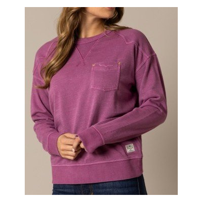 Kimes Ranch Womens Magenta Sweatshirt