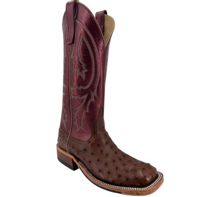 Kleinschmidt's Exclusive Men's Anderson Bean Cafe Americano Ostrich/Sangria Kidskin Roper