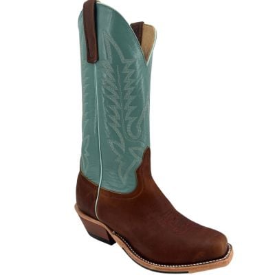 Kleinschmidt's Exclusive Men's Anderson Bean Stampede Briar/Emerald Sea Roper