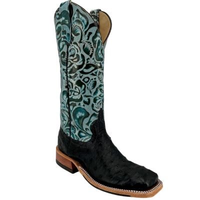 Kleinschmidt's Exclusive Women's Anderson Bean Black Full Quill Ostrich Roper