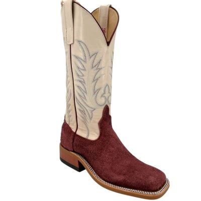 Kleinschmidt's Exclusive Women's Anderson Bean Cordovan Navajo Bison/Shell Kidskin Roper
