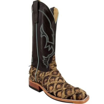 Kleinschmidt's Exclusive Women's Anderson Bean Saddle Brown Rustic Big Bass Roper