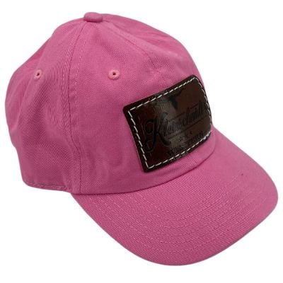 Kleinschmidts Toddler Hot Pink Laser Leather Patch Hat