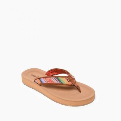 Minnetonka Ladies Frisco Stripe Hedy Sandal