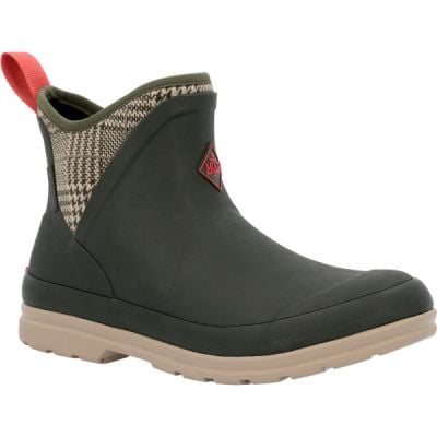 Muck Ladies Orignials Ankle Moss Green Rubber Boots