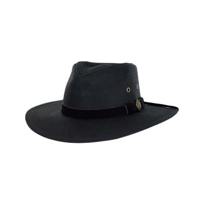 Outback Trading Co Kodiak Black Oilskin Hat