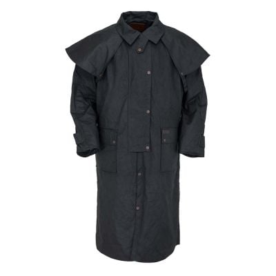 Outback Trading Co Oilskin Black Low Rider Duster
