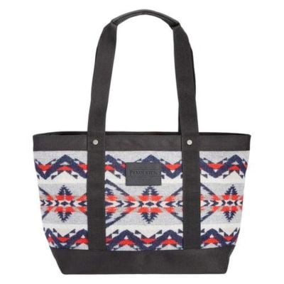 Pendleton Tecopa Hills Grey Zip Tote Bag