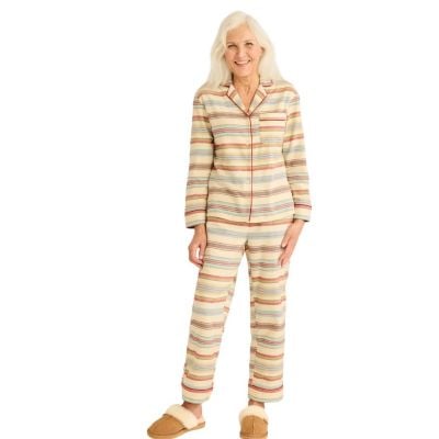 Pendleton Women's Ivory Bridger Stripe Pajama Set