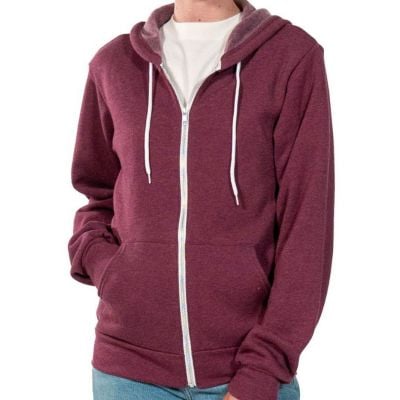 Pendleton Women's Western Rope Graphic Zip Hoodie - Maroon Heather