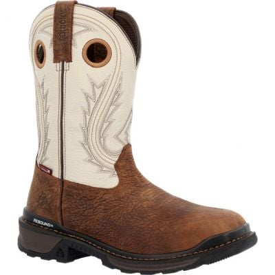 Rocky Men's 11" Pull-On Composite Toe Waterproof Work Boot