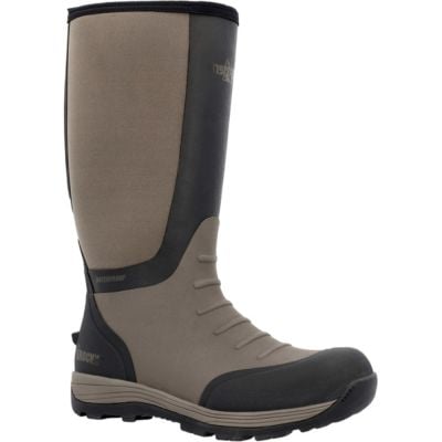 Rocky Men's Stryker Clay Waterproof Pull-On Rubber Boot