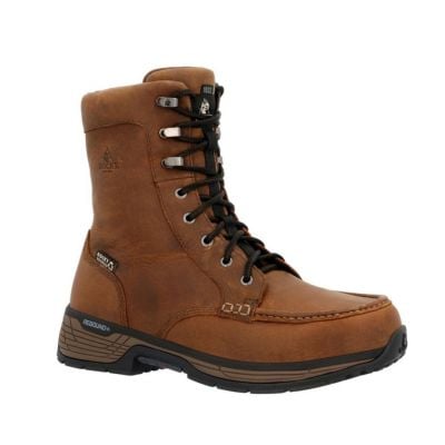Rocky Men's Treadflex Crazy Horse Waterproof Soft Toe Work Boot