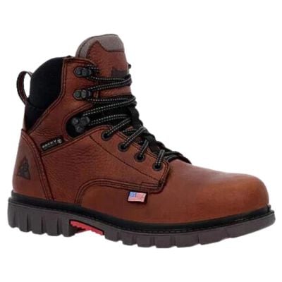 Rocky Worksmart 6" Waterproof Composite Toe Work Boot - Brown