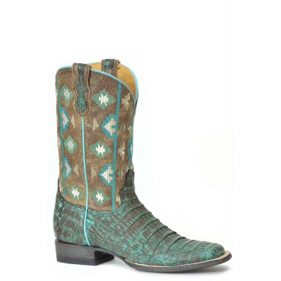 Roper Ladies Casy Caiman Exotic Square Toe Boots