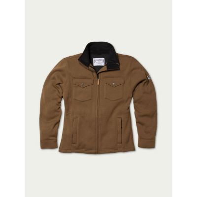 Schaefer Men's Ramshorn Sweater Bark Fleece Jacket