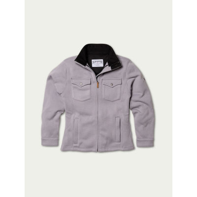 Schaefer Men's Ramshorn Sweater Light Grey Fleece Jacket