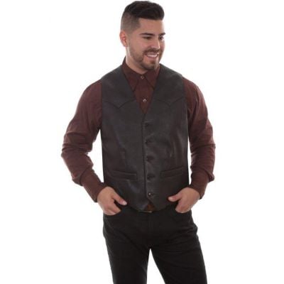 Scully Black Lamb Vest