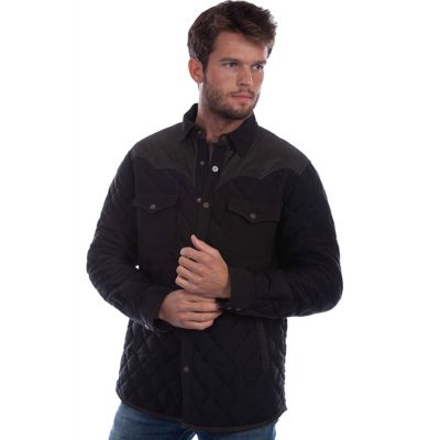 Scully Men's Quilted Black Jacket