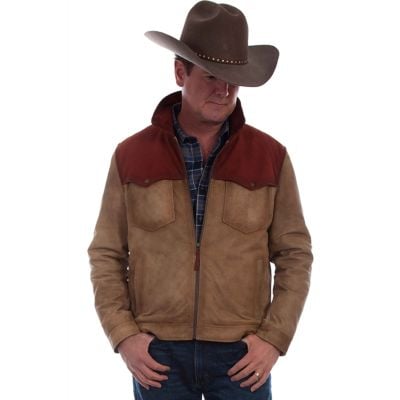 Scully Men's Zip Front Suede Jacket