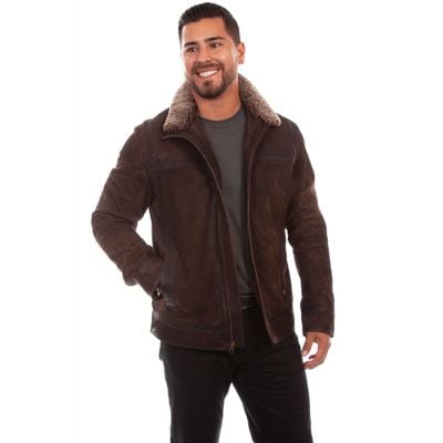 Scully Suede And Leather Trim Jacket