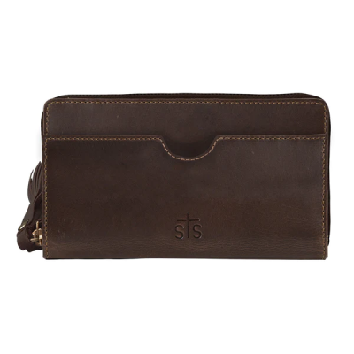STS Ranchwear Basic Bliss Chocolate Audie Bifold Wallet
