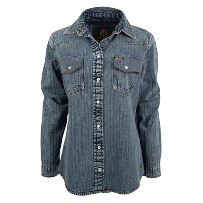 STS Ranchwear Women's Blue Duke Denim Shirt