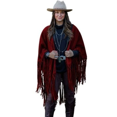 Tasha Polizzi Rio Grande Shawl - Crimson