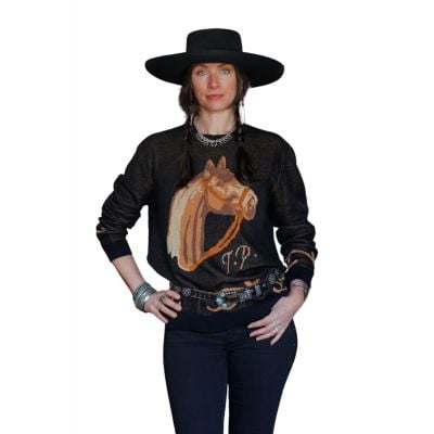 Tasha Polizzi Women's Black Ariana Sweater