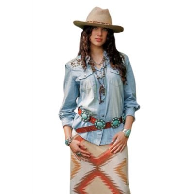 Tasha Polizzi Women's Blue Monica Shirt