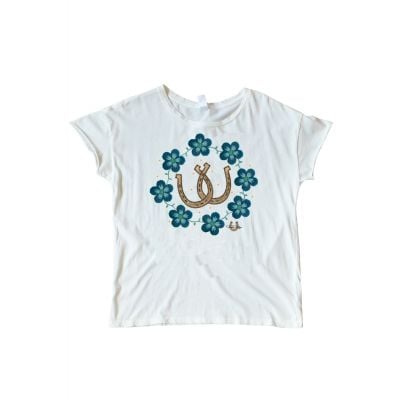 Tasha Polizzi Women's Ivory Rusty Tee