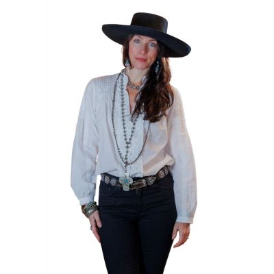 Tasha Polizzi Women's White Amy Shirt