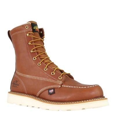 Thorogood American Heritage Tan Wedge Sole Work Boot