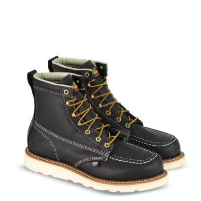 Thorogood American Heritage Wedge Black Work Boot 