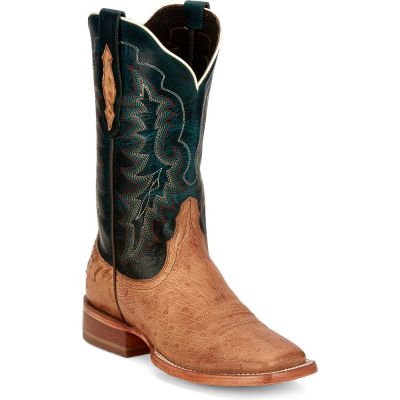 Tony Lama Ladies Wildheart Wide Square Toe Ostrich Boots