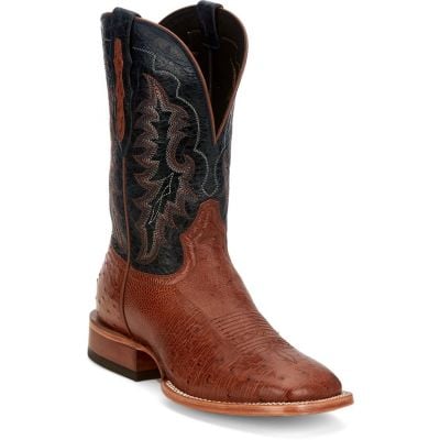 Tony Lama Men's Murillo Wide Square Toe Ostrich Boots