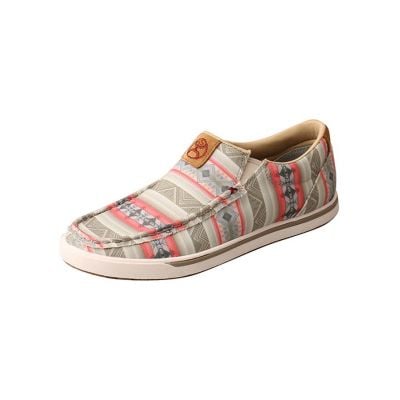 Twisted X Hooey Ladies Pink Multi Slip-On Loper