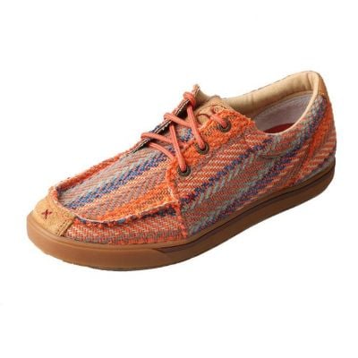 Twisted X Orange Canvas Hooey Lopers