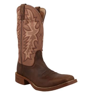 Twisted X Women's 11" Tech X Boot - Brown & Tobacco Brown