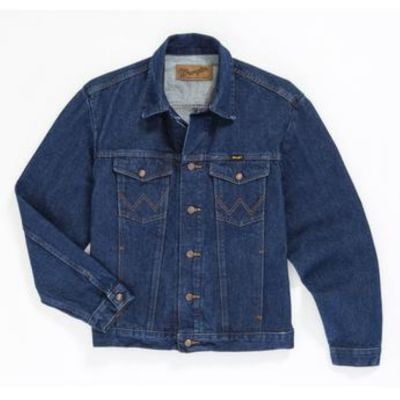 Wrangler® Cowboy Cut® Unlined Denim Jacket in Prewashed Denim