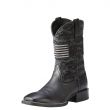 Black camouflage ariat  sport patriot boots Ariat Sport Patriot Leather Cowboy Boot - Men main image 4