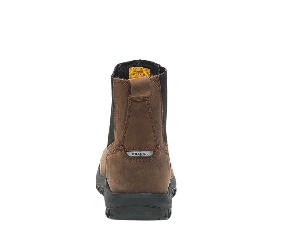 Men Caterpillar Wheelbase Steel Toe Work Boot P91026 Clay Leather Sz 10 caterpillar-mens-wheelbase-  main image 2